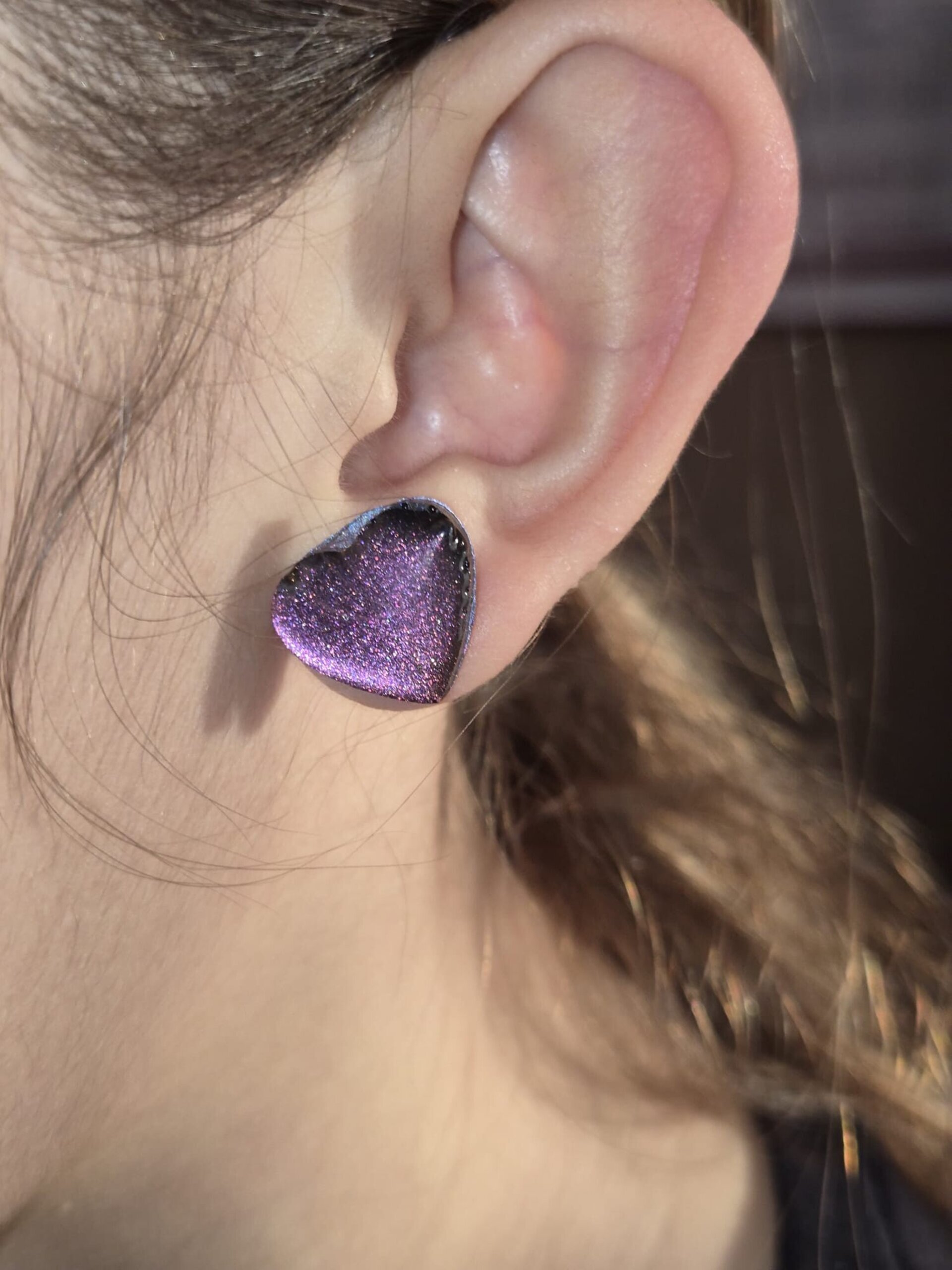 Pendientes corazón. - 3